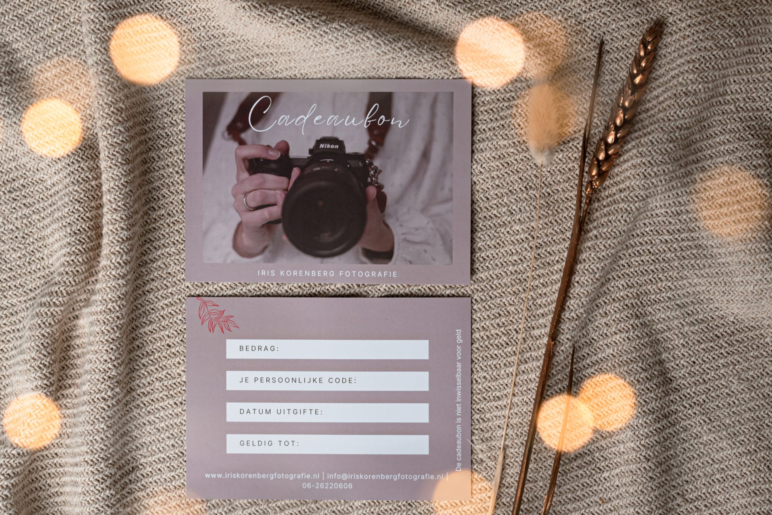 cadeaubon fotografie