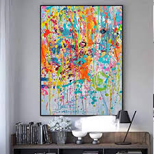 schilderij aan de muur