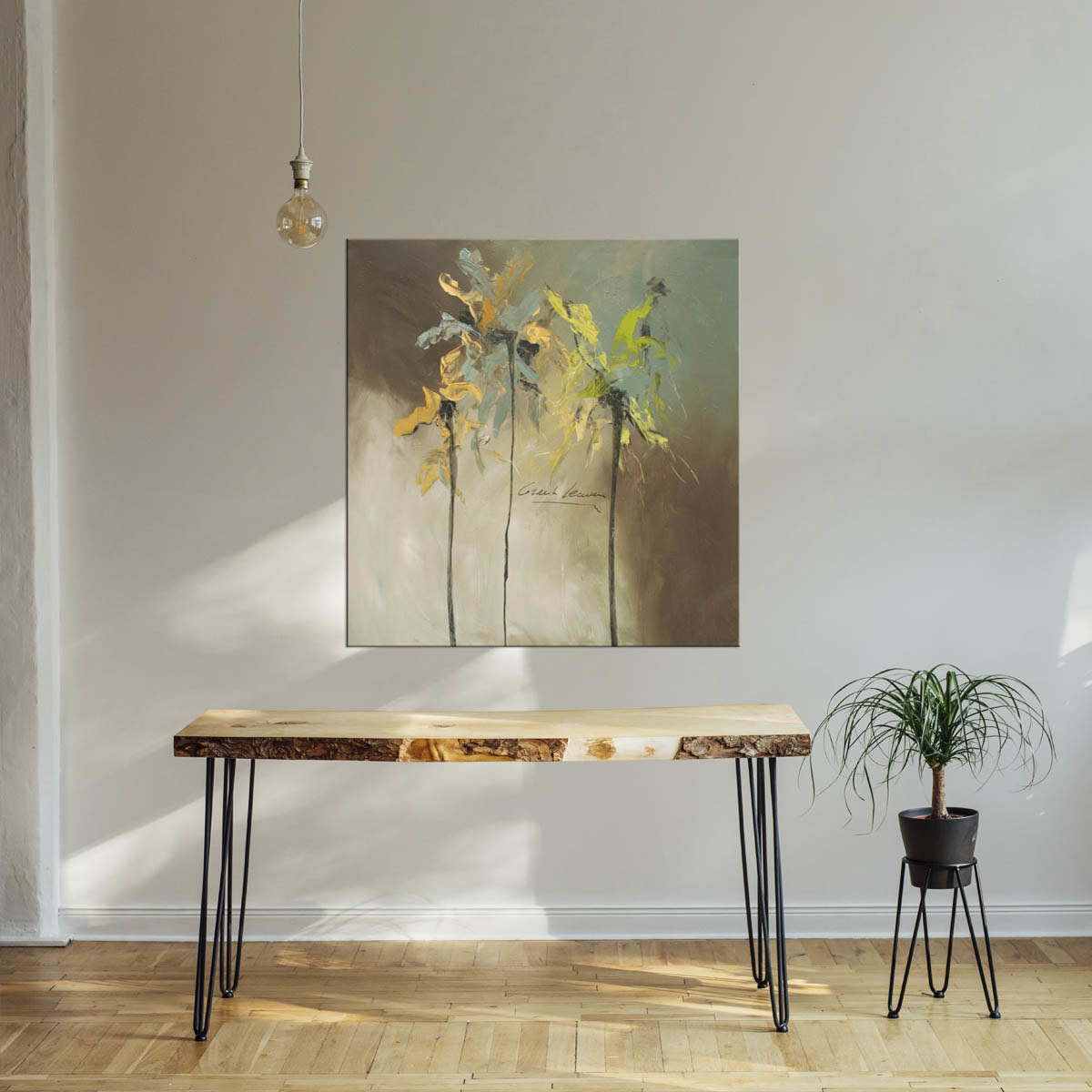 schilderij muur
