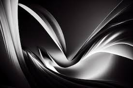 abstracte kunst zwart wit